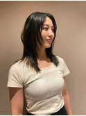 20代30代40代ストレートミルフィーユカラー寒色系透明感美肌