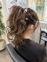 ゼスト クレス(ZEST Cres)&nbsp;【立川CRES吉岡俊】ポニーテールアレンジ