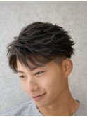 フェザーパーマ/名古屋／栄/毛流れパーマ