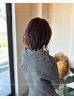 シーソー(SEA SAW)&nbsp;ミディアムボブ/レイヤーボブ/ボルドーピンク