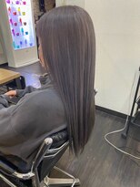 美容室 フォーリア Foglia&nbsp;【Foglia坪来】ブリーチカラー　スモーキーグレージュ