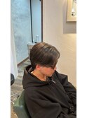 今流行りの重めセンターパート！