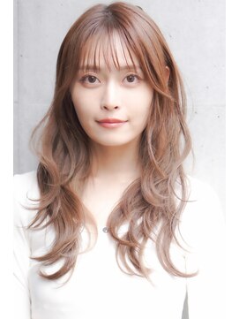 バームヘア(balm hair) 韓国風パーマ◎くびれミディアム×コテ巻き風パーマ
