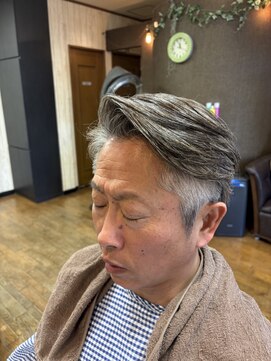 ヘアー スタジオ イワタ(hair studio iwata) ツーブロ大人のグレーヘア☆