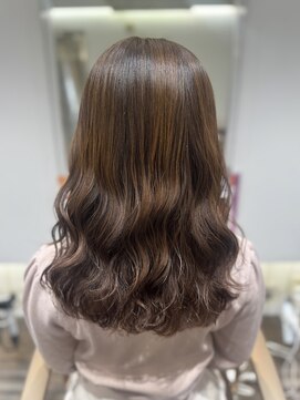 アピッシュ シェリ(apish cherie) コテ巻き風パーマデジタルパーマゆるめパーマ