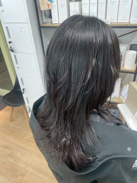 ハイレート ウニクス川越店(Hairate) 【Hairate本川越】ロングウルフカット