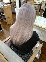 ユイマァル 倉敷(YUIMARL) ホワイトベージュ20代30代ブリーチダブルカラーケアブリーチ