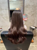 クレエ ヘアー デザイン(creer hair design)&nbsp;顔周りカットロングヘアハイライトインナーカラー似合わせカット