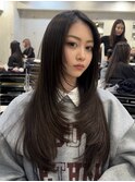 ハイライトレイヤーカットダブルカラーイルミナカラー縮毛矯正