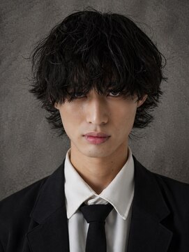 アウル 心斎橋(owl) マッシュウルフ×ウルフマッシュ×スパイラルパーマ×men's