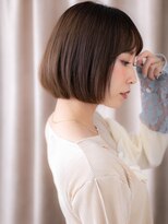 カバーヘアアンドスパ ブリス 浦和(COVER HAIR&SPA bliss) ミルクティーアッシュ美髪艶感ストレート小顔ボブX浦和30代40代