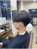 学生ツーブロックセンターパート◎透明感