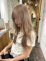 テイ(tei) 韓国風レイヤー/ミルクティーベージュ