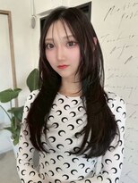 エトワ 中央店(etoi)&nbsp;大分韓国かき上げレイヤーカット大人レイヤー顔まわりレイヤー