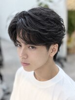 シーフ 千葉(Cyf)&nbsp;MEN’S HAIR/千葉駅/センターパート/曲がる縮毛矯正/齊藤大樹