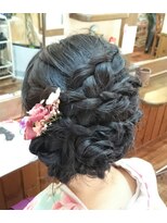 ヘアーメイク ラプティ(Hair Make Lapetit)&nbsp;和、洋どちらでもOK！編み込みスタイル♪