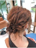 ルーズ後れ毛アップstyle♪