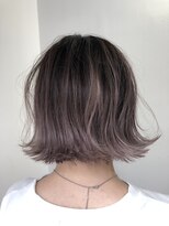 フォーク(FOLK)&nbsp;恵比寿×YAMATO  パープルバレイヤージュ×外ハネショート