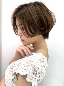 シー バイ ロンド 新宿(Sea by Lond) 【佐藤健太郎】大人かわいい前下がりひし形シースルーショート