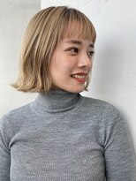 ガーデントウキョウ(GARDEN Tokyo)&nbsp;【GARDEN荒井夏海】ハイトーンベージュ×サラッと外ハネボブ