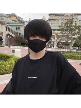 シン(syn) 前髪長め ナチュラルマッシュ