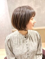 アクティフ(actif) 名古屋の美容室actif ミセス  抜け感 丸みショート イメチェン　