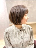 名古屋の美容室actif ミセス  抜け感 丸みショート イメチェン