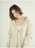 ボブ/カーキグレージュ/マッシュショート/大人かわいい[新宿駅]