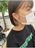 シンプルボブ×インナーカラー