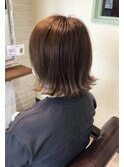 ２ブロック外はねボブ＆毛先グラデーションカラー20代/30代/40代