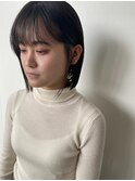 シースルーボブ