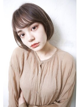 クレドガーデン 川口店(CRED GARDEN) 大人ガーリー/ミニボブ×アッシュベージュ【川口クレド 】