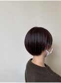 可愛い丸みボブ