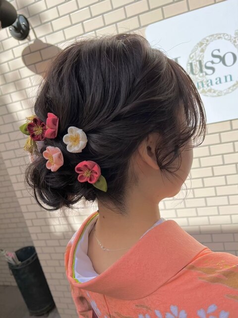 ☆着物ヘアアレンジ　アップスタイル☆/30代40代50代