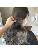 【彦根】インナーカラー アッシュ×グレージュ