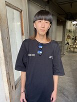 モードヘア×個性的ウルフ