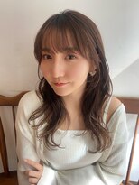 ガーランド (Garland)&nbsp;大人かわいいくびレイヤー顔まわりレイヤーカットまろベージュ