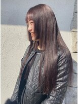 シェミール(CHEMIR)&nbsp;ワインレッド×顔まわりカット【四日市】