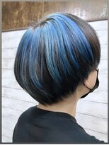 ヘアスペース ロン バイ シュシュ(HAIR SPACE Le rond by chou chou)&nbsp;【Le rond】design color × blue