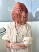 オレンジ × ピンク デザインカラー