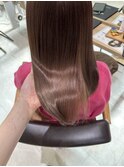艶髪◎髪質改善 ピンクブラウン