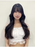 レイヤーカット/韓国ヘア/ラベンダーブラック　吉祥寺桜