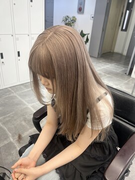 ペレ 栄店(PELE) 前髪/アンブレラカラー/こなれミディ/イメチェン/ウェーブパーマ
