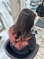 エトワール(ETOILE)&nbsp;ピンクグラデーションカラー/神戸/三ノ宮美容室