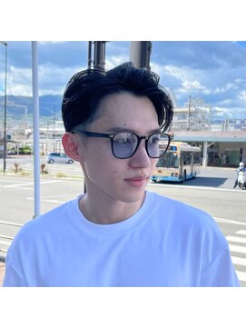 コガ(Coga) ナチュラルかき上げツーブロック/ニュアンスパーマ