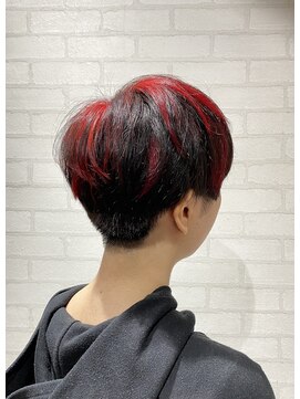 ビスイル 秋葉原店(Vis ill) メンズライクミニウルフショートウルフウルフパーマハイライト