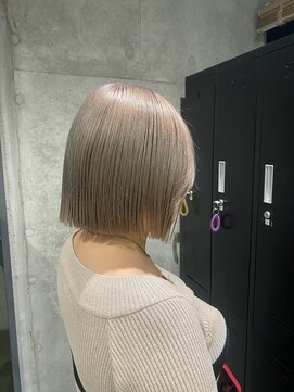 スタイル スマート サロン(STYLE smart salon) 【yua/藤沢】ハイトーンボブ/切りっぱなしボブ/グレージュカラー