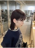 purple color×タッセルボブ