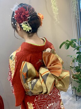 #ヘアセットシニヨン