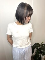 リリアン(rilliant U’s brilliant)&nbsp;丸みボブ×アンブレラカラー